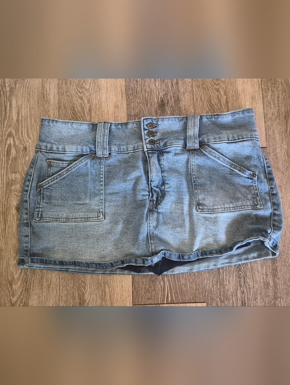 Mini Jean Skort By New Boundaries Sz 18 NEW